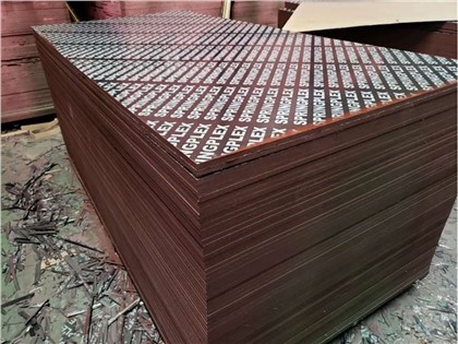 1220×2440 filmbelagt krydsfiner til byggeri